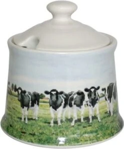 Wiebe Van Der Zee Suikerpot "Koe In Waterland" -Le Creuset Winkel 1003x1200 1