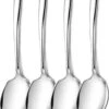 House Of Husk® Opscheplepel Set - Zilver - Serveerlepel - Groetelepel - Aardappellepel - 21cm - RVS - 4 Stuks