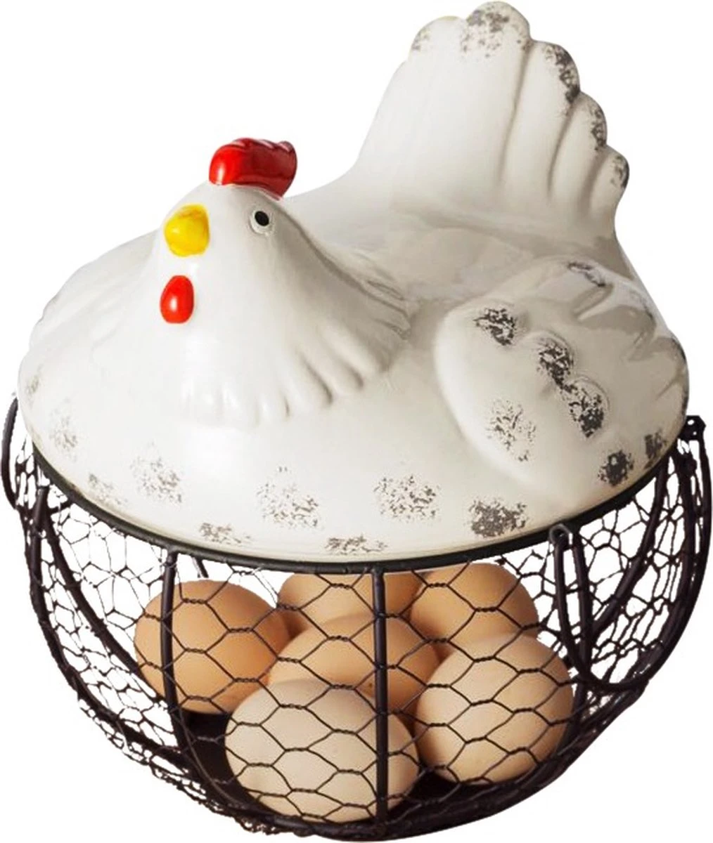 Eiermand Draadstaal Kip Wit Eierrek Eierhouder Eieren Bewaren Metaal Fruitschaal Eiermand Draadstaal Kip Wit Eierrek Eierhouder Eieren Bewaren Metaal Fruitschaal -Le Creuset Winkel 1014x1200 3