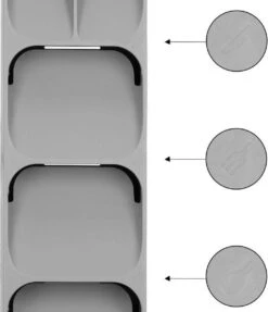 Springos Multifunctionele Bestekbak | Besteklade | Bestek Organizer | Kunststof | 39 X 11 X 5.5 CM -Le Creuset Winkel 1032x1200 1