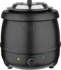 Buffalo Soepketel 10 Liter - Verstelbare Warmteregelaar - Zwart