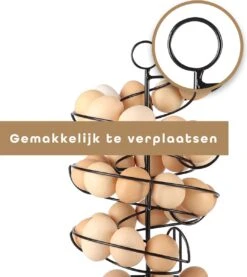 Eiermand – Eierrek – Eierhouder – Eieren – Zwart - Pasen - Tot 40 Eieren - BAULK® -Le Creuset Winkel 1071x1200