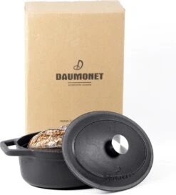 Gietijzeren Braadpan - Sudderpan Zwart Van Daumonet - Ovaal - Ø 29 Cm - 3 Liter - 100% PFAS & PFOA Vrij - Emaille - Geschikt Voor Alle Warmtebronnen - Elektrisch - Gas - Halogeen - Inductie - Keramisch - Vaatwasserbestendig -Le Creuset Winkel 1087x1200