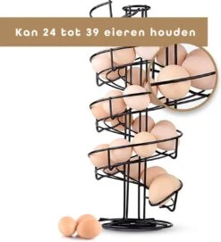 Eiermand – Eierrek – Eierhouder – Eieren – 360° - Zwart - Pasen - 39 Eieren - BAULK® 8 Eiermand – Eierrek – Eierhouder – Eieren – 360° - Zwart - Pasen - 39 Eieren - BAULK® -Le Creuset Winkel 1094x1200
