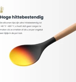 Hescom Siliconen Gesloten Opscheplepel Met Anti-aanbaklaag - Keukengerei Met Ergonomisch Design - Hittebestendige Serveerlepel - Vaatwasservriendelijk -Le Creuset Winkel 1104x1200 1