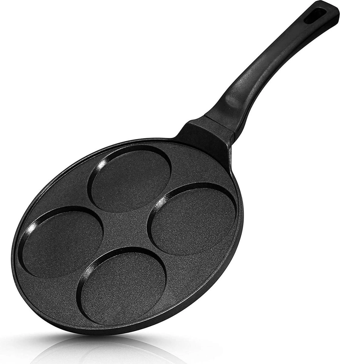 Pancake pannenkoekenpan 4 kop marmeren anti aanbaklaag Pancake Pannenkoekenpan 4 Kop Marmeren Anti Aanbaklaag -Le Creuset Winkel
