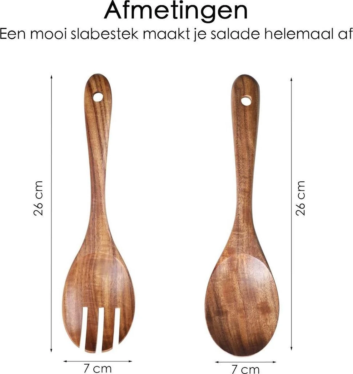 Slabestek - Slalepel - Opscheplepel - 26 cm - Hout Merkloos Slabestek - Slalepel - Opscheplepel - 26 Cm - Hout -Le Creuset Winkel 1130x1200 3