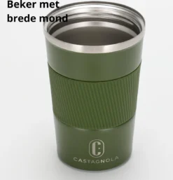 Castagnola Design RVS Koffiebeker To Go - Groen - 380ml - Thermosbeker - Theebeker -Le Creuset Winkel 1154x1200 1