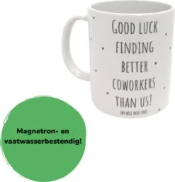 Merkloos Afscheidsmok | Afscheid Collega | Koffiemok | Mok 300 Ml | Mok | Keramische Mok -Le Creuset Winkel 1155x1200