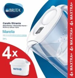 BRITA Waterfilterbundel Marella Cool White + 4 MAXTRA+ Filterpatronen -Le Creuset Winkel 1156x1200 3
