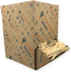 750 Stuks Houten Vork In Dispenser Box - Houten Bestek - Vorken - Bio Vorken - Hout In Dispenserdoos - Dispenser Doos Bestek - Karton Dispenser - Papier Dispenser Box Met Bestek - Cutlery - Biologisch Afbreekbaar - Milieuvriendelijk - FSC - Wegwerp -Le Creuset Winkel 1179x1200 4