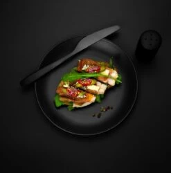 Orange85 Bordenset - Dinerbord - Borden - Plat - Set Van 6 - Mat Zwart - Diameter 27cm - Aardewerk - Servies -Le Creuset Winkel 1184x1200 4