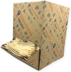 750 Stuks Houten Vork In Dispenser Box - Houten Bestek - Vorken - Bio Vorken - Hout In Dispenserdoos - Dispenser Doos Bestek - Karton Dispenser - Papier Dispenser Box Met Bestek - Cutlery - Biologisch Afbreekbaar - Milieuvriendelijk - FSC - Wegwerp -Le Creuset Winkel 1185x1200 6