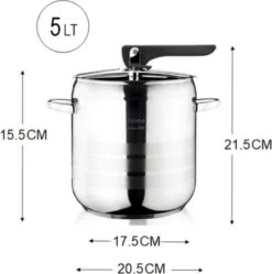 Zilan Easy - Snelkookpan - Pressure Cooker - Geschikt Voor Alle Warmtebronnen Ook Inductie - 4 Liter 4 Zilan Easy - Snelkookpan - Pressure Cooker - Geschikt Voor Alle Warmtebronnen Ook Inductie - 4 Liter -Le Creuset Winkel 1189x1200 1