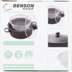 Benson Frituurpan Met Korf - Ø 26 Cm - Carbonstaal Met Marmer Coating 6 Benson Frituurpan Met Korf - Ø 26 Cm - Carbonstaal Met Marmer Coating -Le Creuset Winkel 1195x1200 1
