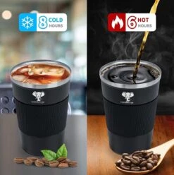 Elephant & Co Dubbelwandige Reisbeker - Koffie To Go -Duurzaam - 380ml - -Le Creuset Winkel 1195x1200 3