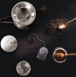 Vaja® Camille Theepot Zwart Met Filter - 1 Liter - RVS - Dubbelwanding -Le Creuset Winkel 1196x1200 9