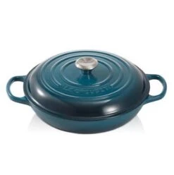 Le Creuset Braadpan Campagnard Signature Deep Teal - ø 30 Cm / 3.5 Liter -Le Creuset Winkel 1197x1200 4