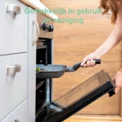 Coninx Grillpan 28CM - Steakpan - Afneembare Handgreep - PFAS-vrij - Grijs -Le Creuset Winkel 1199x1200 2