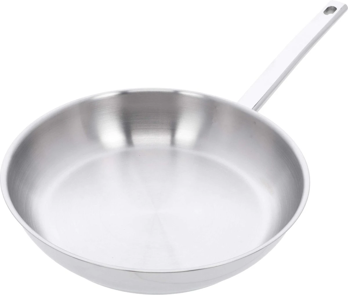 Demeyere Classico 3 RVS Koekenpan – Koekenpan Inductie - 28 cm – PTFE-vrij Demeyere Classico 3 RVS Koekenpan – Koekenpan Inductie - 28 Cm – PTFE-vrij -Le Creuset Winkel