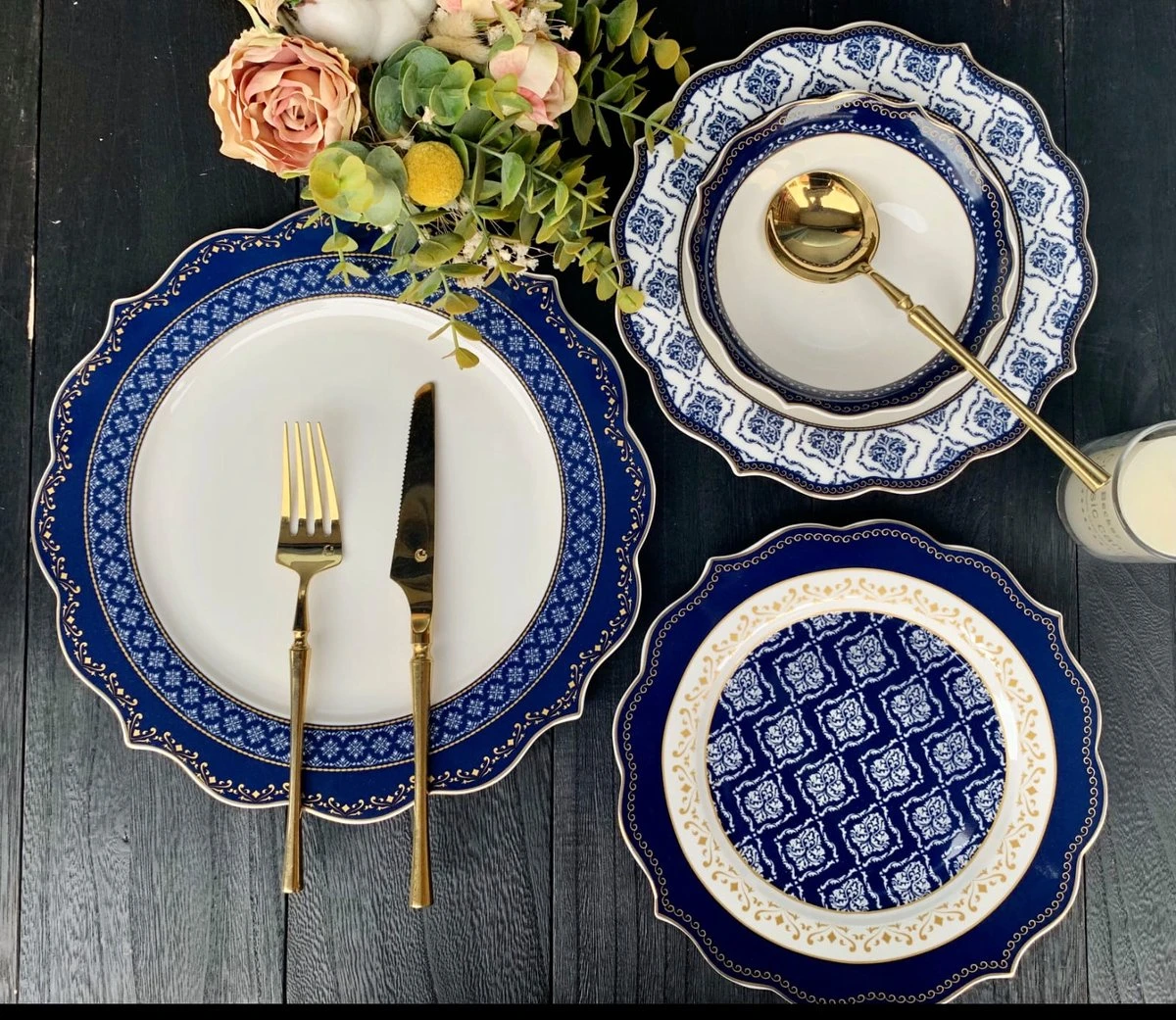 Selinex porselein serviesset barok blauw 25-delig Selinex Porselein Serviesset Barok Blauw 25-delig -Le Creuset Winkel 1200x1041 1