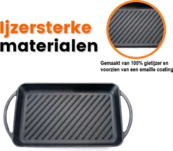 Kicinn Grillplaat - Gietijzer - Geëmailleerd - Incl. Accessoires - Ø 33 X 21.8 Cm (LxB) 3 Kicinn Grillplaat - Gietijzer - Geëmailleerd - Incl. Accessoires - Ø 33 X 21.8 Cm (LxB) -Le Creuset Winkel 1200x1050