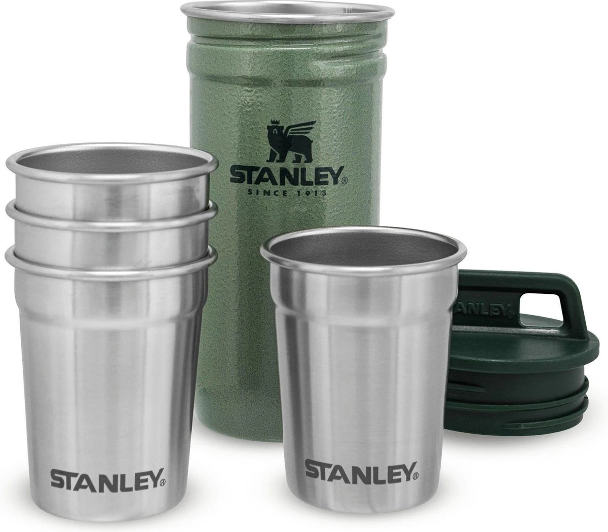 Stanley The Nesting Shot Glass Set - Hammertone Green Stanley The Nesting Shot Glass Set - Hammertone Green -Le Creuset Winkel 1200x1050 3