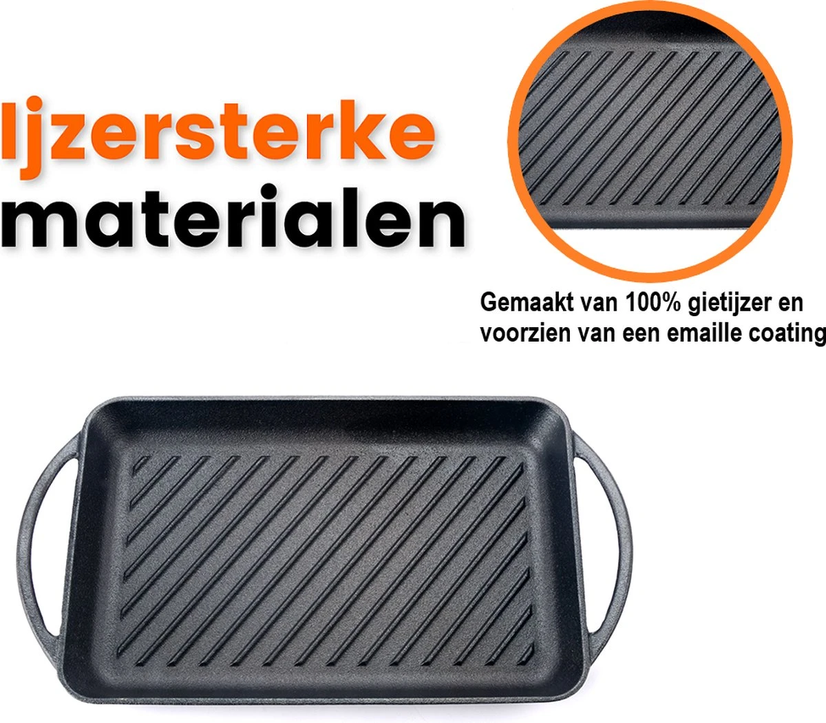 Kicinn grillplaat - Gietijzer - Geëmailleerd - Incl. accessoires - Ø 33 x 21.8 cm (LxB) Kicinn Grillplaat - Gietijzer - Geëmailleerd - Incl. Accessoires - Ø 33 X 21.8 Cm (LxB) -Le Creuset Winkel