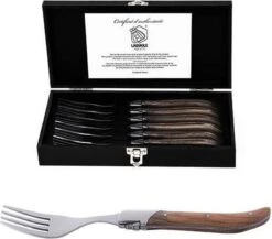 Laguiole Style De Vie Vorken Luxury Line - 6-delig - Olijfhout -Le Creuset Winkel 1200x1052 2