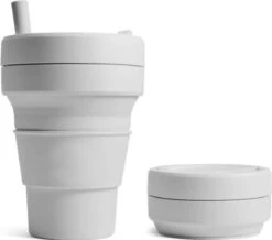 Koffiebeker - Reisbeker - Siliconen Beker - Opvouwbaar - Zwart - Drinkbeker - To Go -Le Creuset Winkel 1200x1059 2