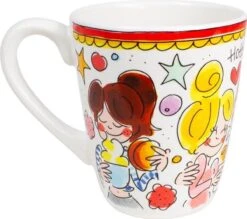 Blond Amsterdam Even Bijkletsen Mok 350 Ml - Rode Rand 2 Blond Amsterdam Even Bijkletsen Mok 350 Ml - Rode Rand -Le Creuset Winkel 1200x1063 3