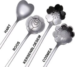 Fako Bijoux® - 4 Lange Lepels Bloem Motief - Latte Macchiato - Longdrink - Cocktail - Dessert - IJs - Koffie - Goud - 4 Stuks - Bewaarzakje -Le Creuset Winkel 1200x1063 6