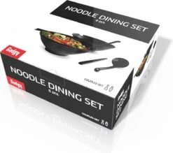 Gadgy Noodle Kom Set - 2 Kommen, 2 Paar Eetstokjes En 2 Lepels - Noodle Bowl - Japans Servies -Le Creuset Winkel 1200x1064 4