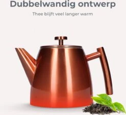 Vaja® Theepot Juliette Rosé Dubbelwandig -Le Creuset Winkel 1200x1099 7