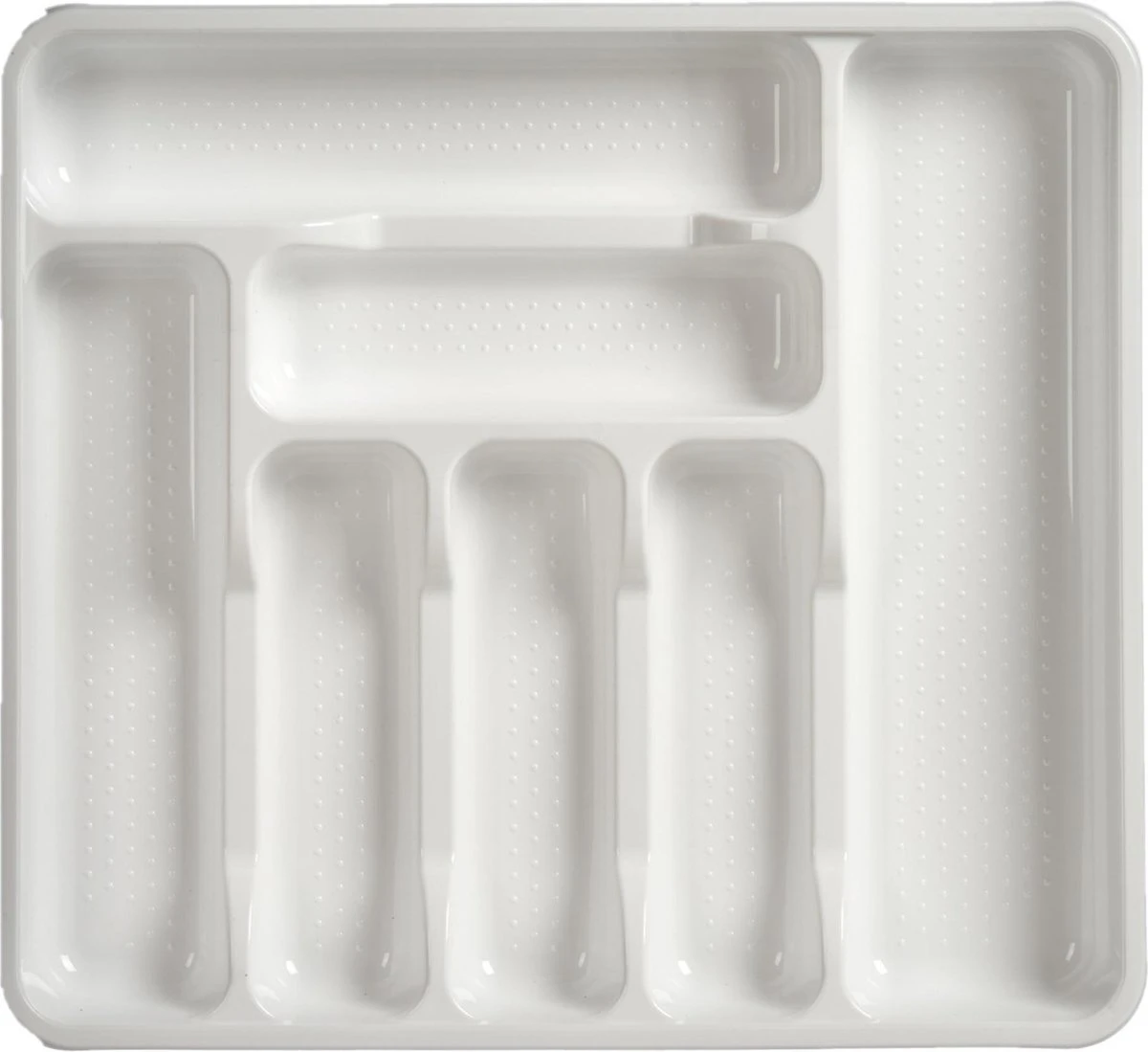 Kunststof bestekbak/bestekhouder 7-vaks wit 42 x 39 cm - Keukenlade/besteklade inzetbakken Kunststof Bestekbak/bestekhouder 7-vaks Wit 42 X 39 Cm - Keukenlade/besteklade Inzetbakken -Le Creuset Winkel 1200x1099 8