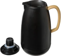 Koffie/thee Thermoskan/isoleerkan RVS 1 Liter Zwart - Isoleerkannen Voor Warme / Koude Dranken -Le Creuset Winkel 1200x1100 1