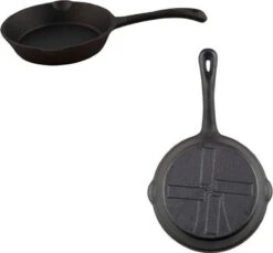 The Windmill Koekenpan Skillet Extra - 31,5 Cm - Gietijzer Zwart -Le Creuset Winkel 1200x1112
