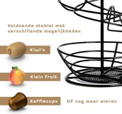 Eiermand – Eierrek – Eierhouder – Eieren – Zwart - Pasen - Tot 40 Eieren - BAULK® -Le Creuset Winkel 1200x1121 3