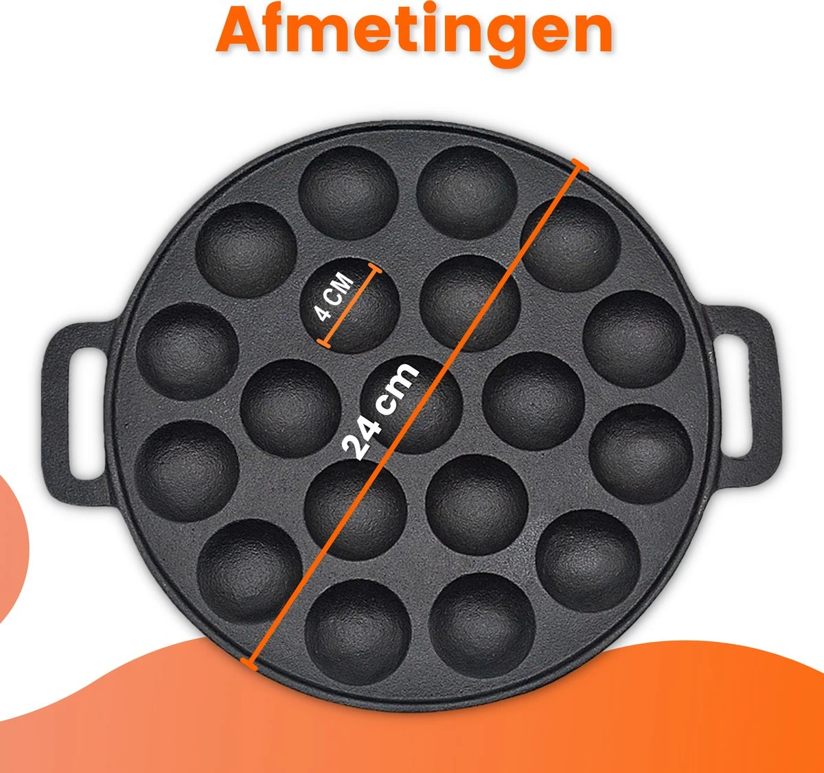 Poffertjespan - Gietijzer - Ø 24 cm - poffertjesmaker - 19 poffertjes - poffertjespan inductie Poffertjespan - Gietijzer - Ø 24 Cm - Poffertjesmaker - 19 Poffertjes - Poffertjespan Inductie -Le Creuset Winkel 1200x1127 1