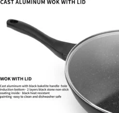 Swiss Pro+ - Marmeren Wokpan - Ø 30 Cm - Geschikt Voor Alle Warmtebronnen -Le Creuset Winkel 1200x1132