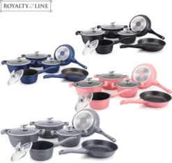 Royalty Line 10-delige Pannenset-- RVS - Gietijzer- Roze 5 Royalty Line 10-delige Pannenset-- RVS - Gietijzer- Roze -Le Creuset Winkel 1200x1137