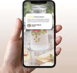 MÊZON® Schenkkan - Glazen Waterkan - Waterkaraf Voor Fruitwater - Multifunctionele Decanteer Karaf - Kan Met Deksel - 1.5L Capaciteit -Le Creuset Winkel 1200x1139 2