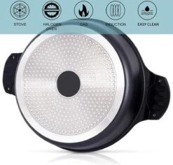 Tajine Agadir Inductie Arabisch Design Non-stick Shining Black -Le Creuset Winkel 1200x1145 2