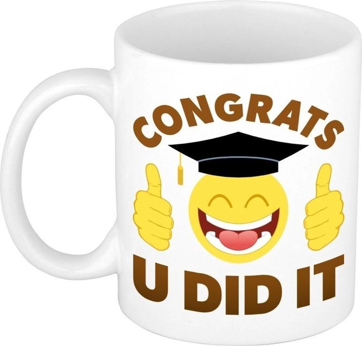 Geslaagd gefeliciteerd cadeau mok / beker inclusief afstudeer kado knuffel Geslaagd Gefeliciteerd Cadeau Mok / Beker Inclusief Afstudeer Kado Knuffel -Le Creuset Winkel