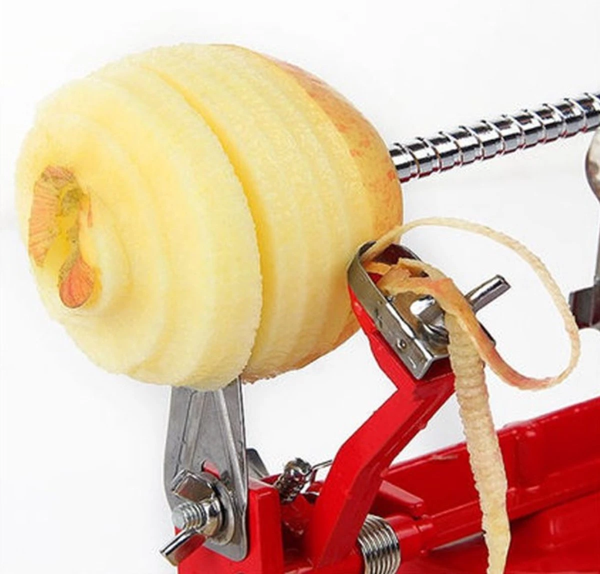 3-In-1 Appelmachine Rood - Appelboor, Appelschiller en Appelsnijder - Fruitsnijder - Groentesnijder - Klokhuis Verwijderaar - Fruitmachine - Keukenapparaat 3-In-1 Appelmachine Rood - Appelboor, Appelschiller En Appelsnijder - Fruitsnijder - Groentesnijder - Klokhuis Verwijderaar - Fruitmachine - Keukenapparaat -Le Creuset Winkel 1200x1148 3