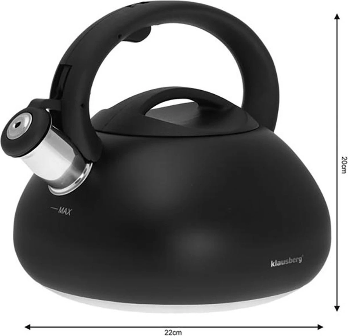 Fluitketel Waterkoker Mat Zwart 2.7 L ‘’Black Amethyst‘’ RVS – inductie - Vatwasser Fluitketel Waterkoker Mat Zwart 2.7 L ‘’Black Amethyst‘’ RVS – Inductie - Vatwasser -Le Creuset Winkel 1200x1161 3