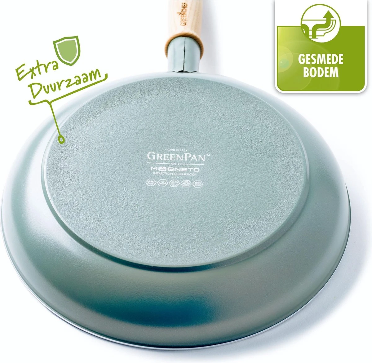 GreenPan Mayflower Hapjespan met deksel - Ø 24 cm - Keramisch - Inductie GreenPan Mayflower Hapjespan Met Deksel - Ø 24 Cm - Keramisch - Inductie -Le Creuset Winkel 1200x1171 2