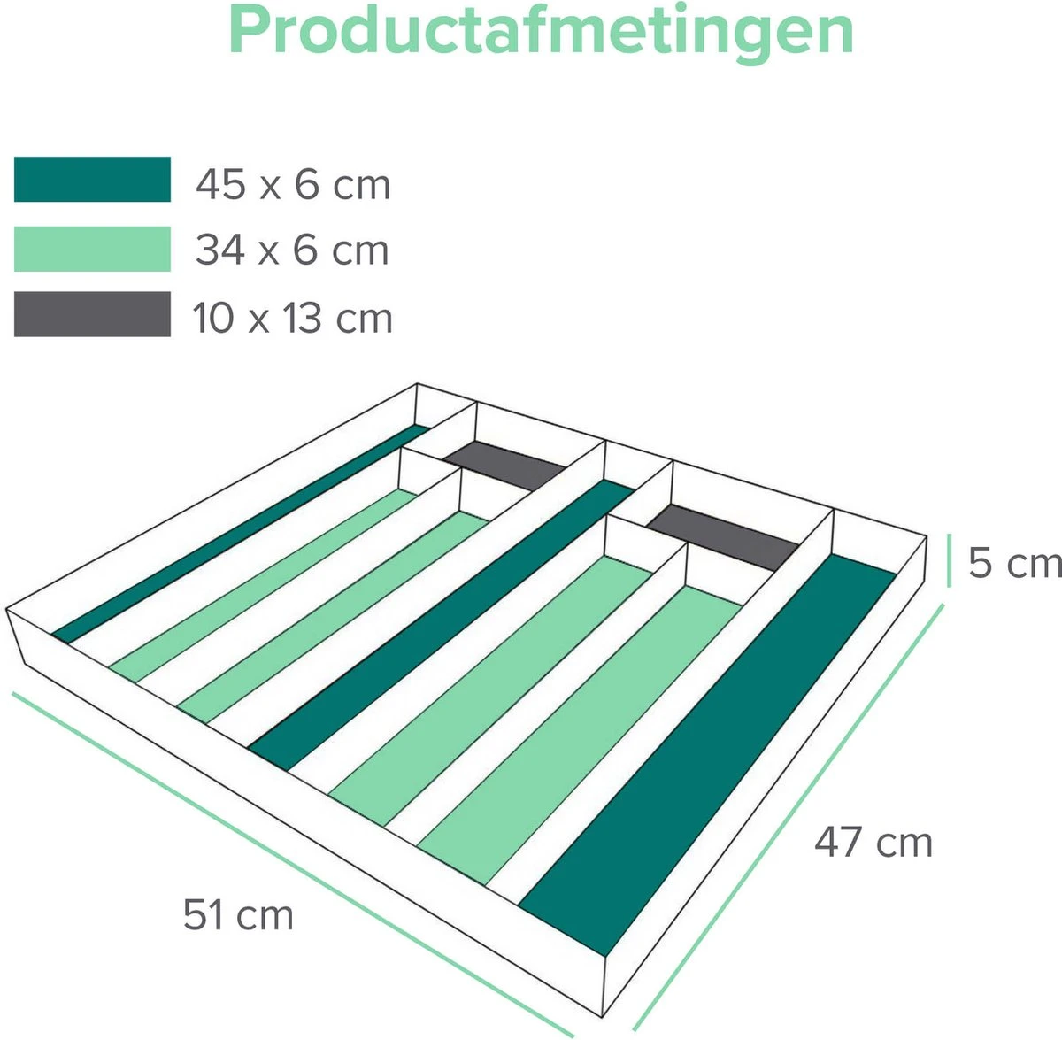 Grote Bestekbak Bamboe 51x47cm | Besteklade van Coninx | Bestekhouder | Opbergbak | Duurzaam | voor Laden van 47cm diep Grote Bestekbak Bamboe 51x47cm | Besteklade Van Coninx | Bestekhouder | Opbergbak | Duurzaam | Voor Laden Van 47cm Diep -Le Creuset Winkel 1200x1175 5