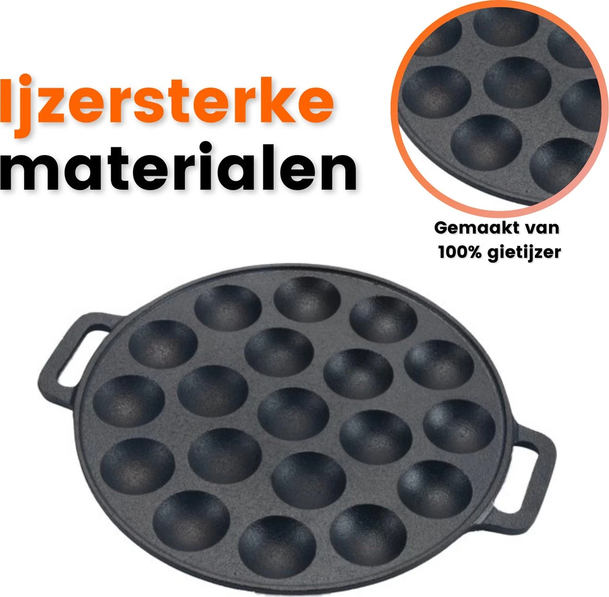 Poffertjespan - Gietijzer - Ø 24 cm - poffertjesmaker - 19 poffertjes - poffertjespan inductie Poffertjespan - Gietijzer - Ø 24 Cm - Poffertjesmaker - 19 Poffertjes - Poffertjespan Inductie -Le Creuset Winkel 1200x1177 1