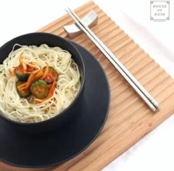 House Of Husk Chopsticks Set - Koreaanse Eetstokjes - Vaatwasserbestendig - RVS - 5 Paar - Zilver -Le Creuset Winkel 1200x1182 5